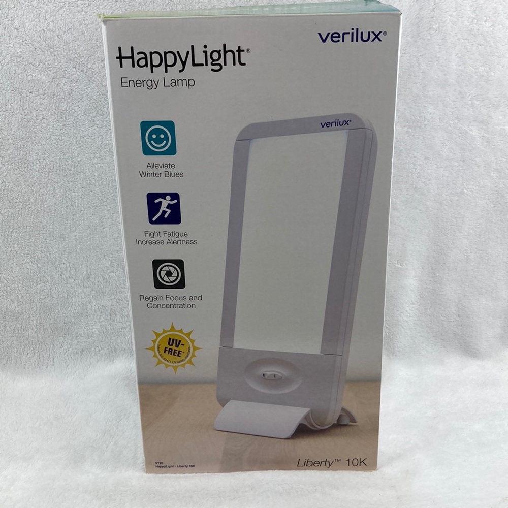 Verilux Happy Light - Liberty 10k UV Free Energy Therapy Lamp NIB